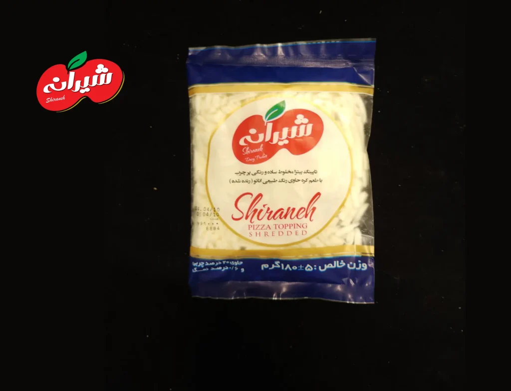 پنیر پیتزا شیرانه 180 گرمی