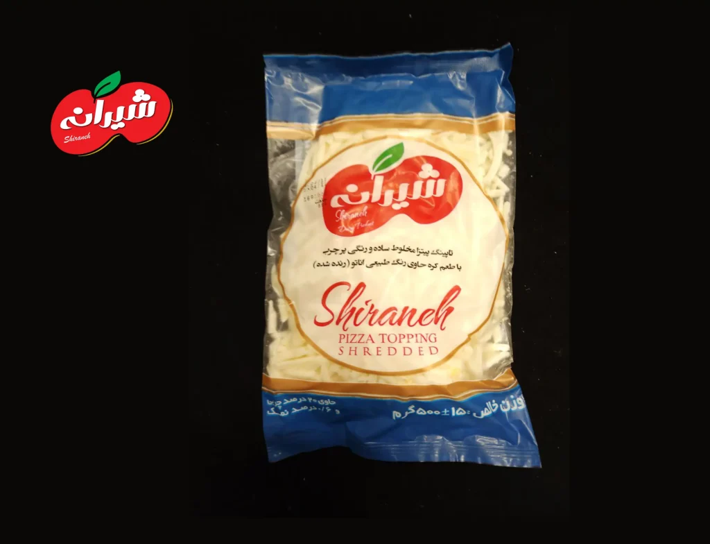 پنیر پیتزا شیرانه 500 گرمی