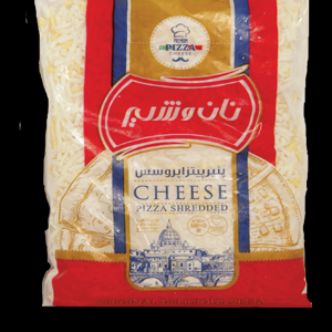 پنیر پیتزا یک کیلویی نان و شیر پخش مواد غذایی پارس ترسیم