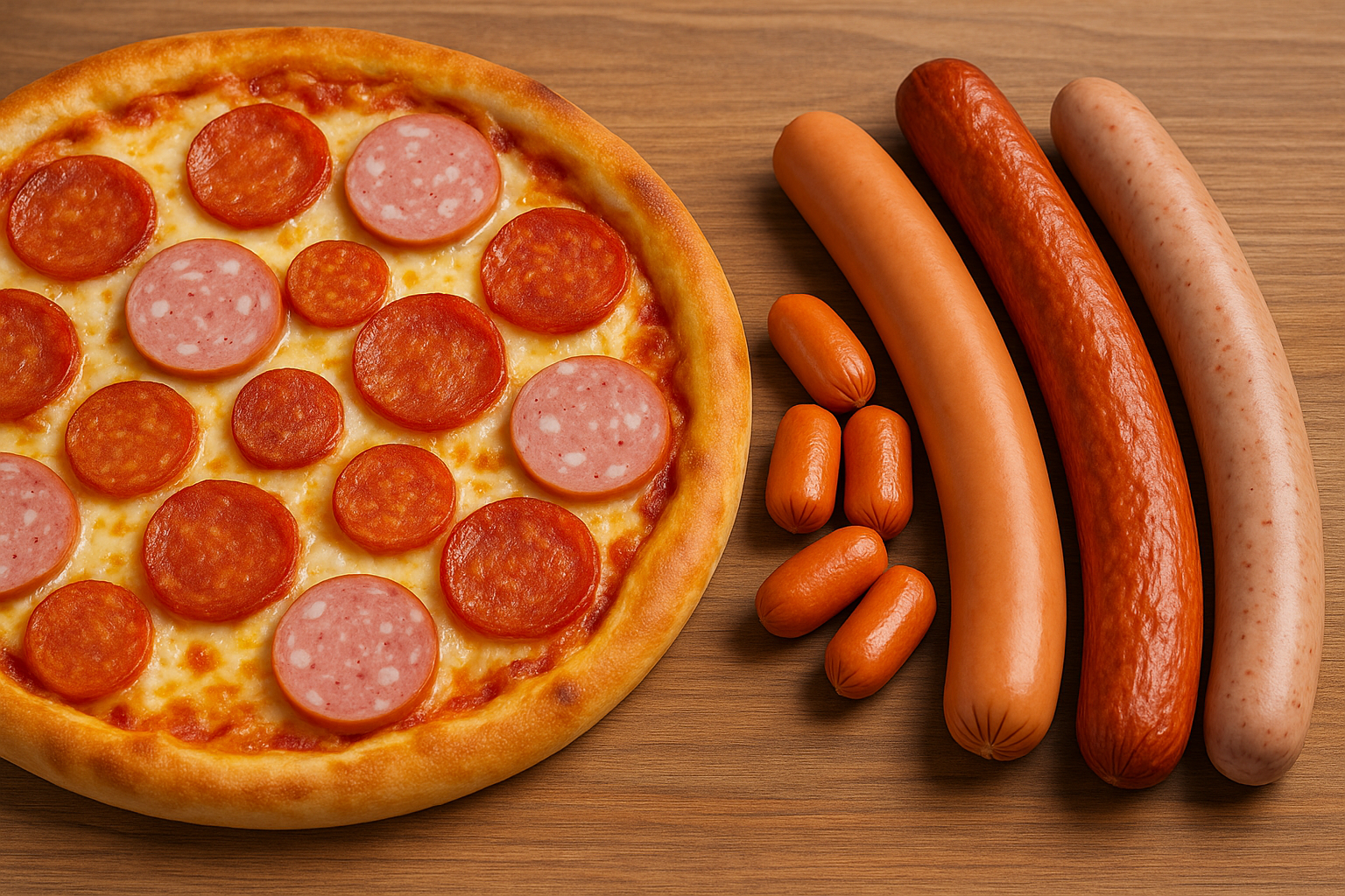 کدام سوسیس برای پیتزا بهتر است؟