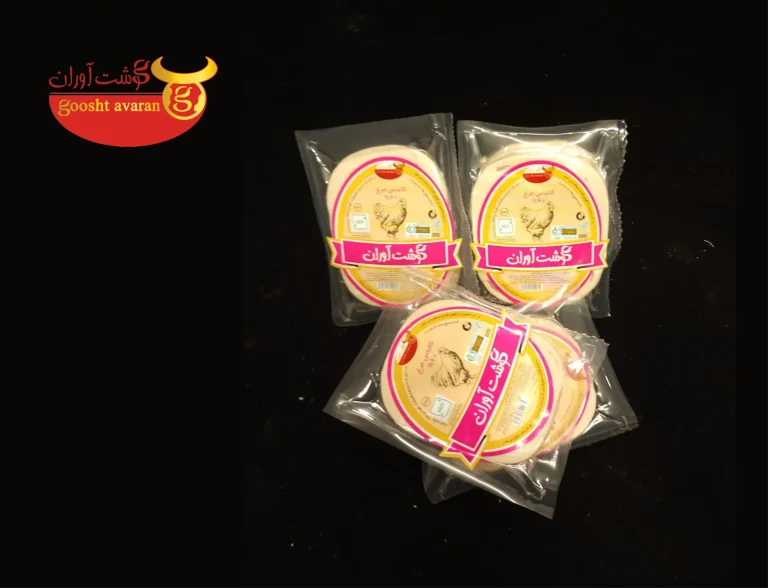 کالباس مرغ 60%وکیوم 200 گرمی